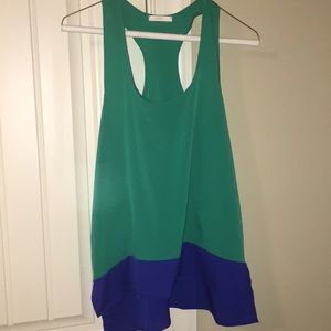 Colorful racerback top